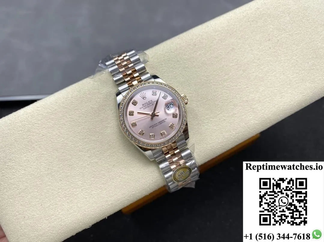 Rolex Datejust M278381Rbr-0024 Ar Factory Diamond Hour Markers-Rep Time Watches