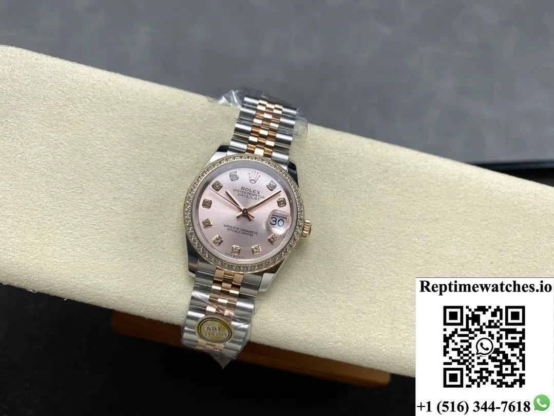 Rolex Datejust M278381Rbr-0024 Ar Factory Diamond Hour Markers-Rep Time Watches