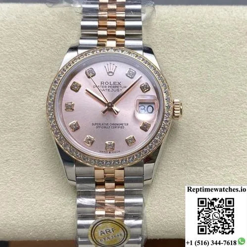 Rolex Datejust M278381Rbr-0024 Ar Factory Diamond Hour Markers-Rep Time Watches