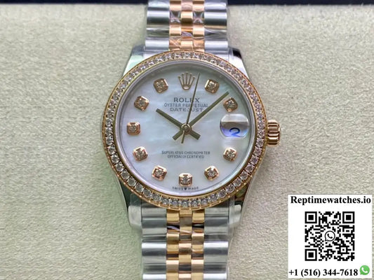 Rolex Datejust M278381RBR-0026 31MM EW Factory Diamond Dial - Watches