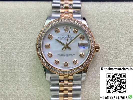 Rolex Datejust M278381Rbr-0026 31Mm Ew Factory Diamond Dial-Rep Time Watches