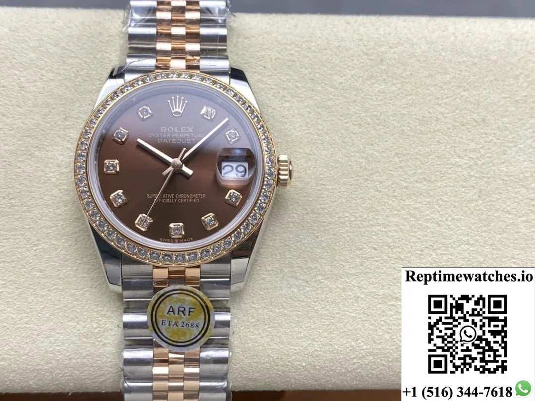 Rolex Datejust M278381Rbr-0028 Ar Factory Diamond Dial-Rep Time Watches