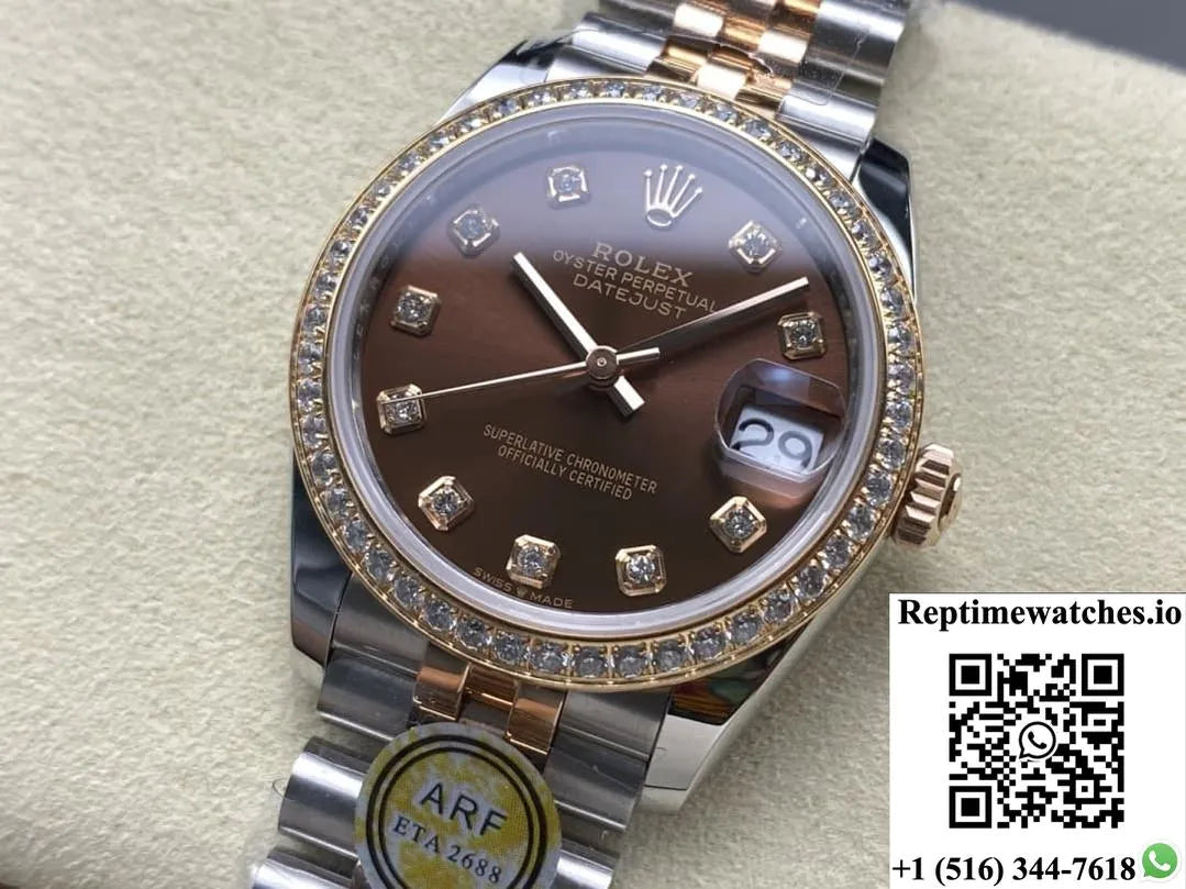 Rolex Datejust M278381Rbr-0028 Ar Factory Diamond Dial-Rep Time Watches