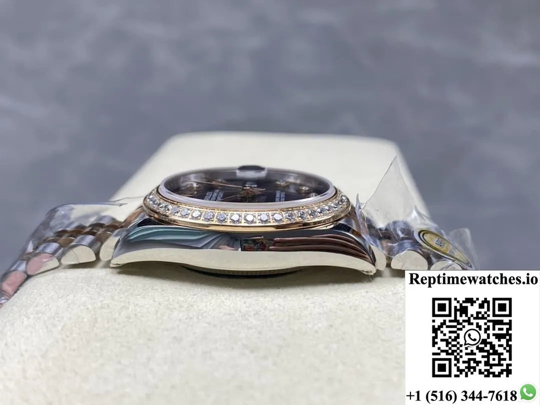 Rolex Datejust M278381Rbr-0028 Ar Factory Diamond Dial-Rep Time Watches