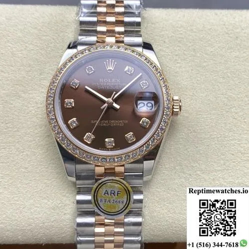 Rolex Datejust M278381Rbr-0028 Ar Factory Diamond Dial-Rep Time Watches