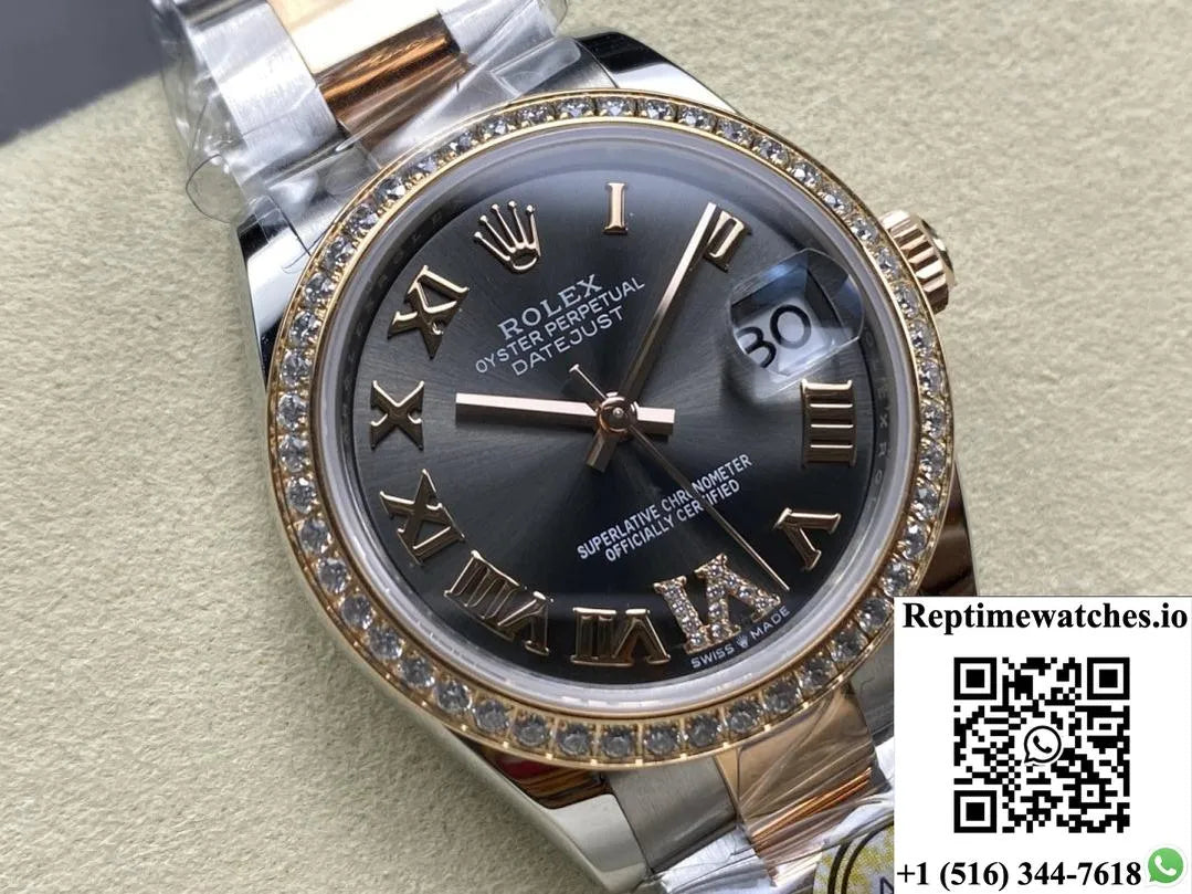 Rolex Datejust M278381Rbr-0029 Ar Factory Blue Crystal Watch Mirror-Rep Time Watches