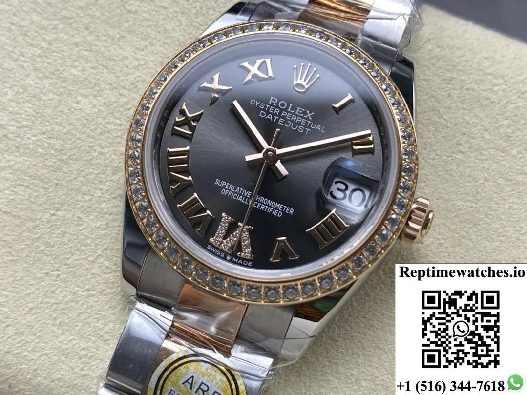 Rolex Datejust M278381Rbr-0029 Ar Factory Blue Crystal Watch Mirror-Rep Time Watches