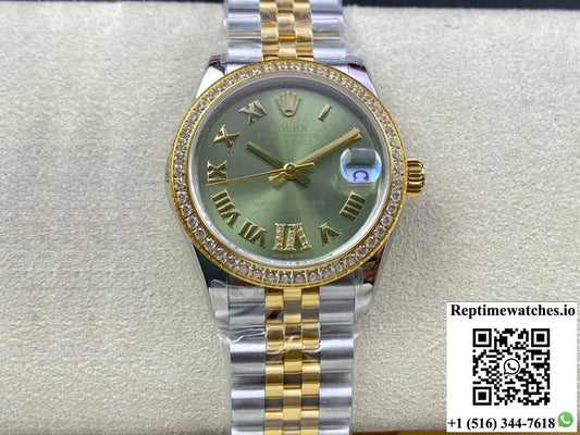 Rolex Datejust M278383RBR-0016 31MM EW Factory Yellow Gold - Watches