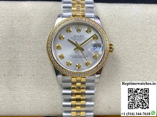 Rolex Datejust M278383RBR-0020 31MM EW Factory Yellow Gold - Watches