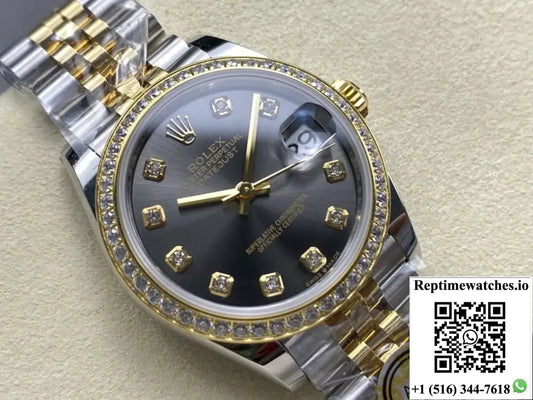 Rolex Datejust M278383RBR-0022 AR Factory Diamond Hour Markers Product Photo 1