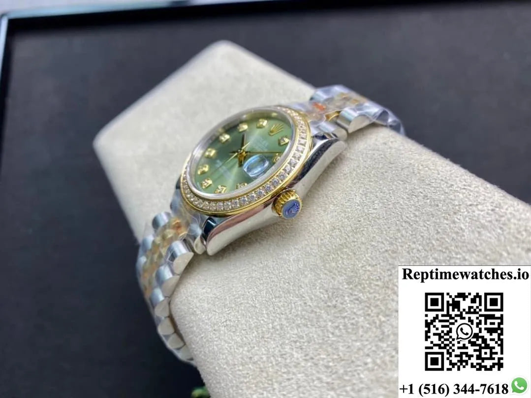 Rolex Datejust M278383Rbr-0030 Gs Factory With Diamond Hour Markers-Rep Time Watches