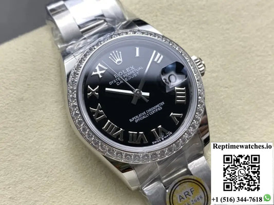 Rolex Datejust M278384rbr-0001 AR factory blue crystal watch mirror