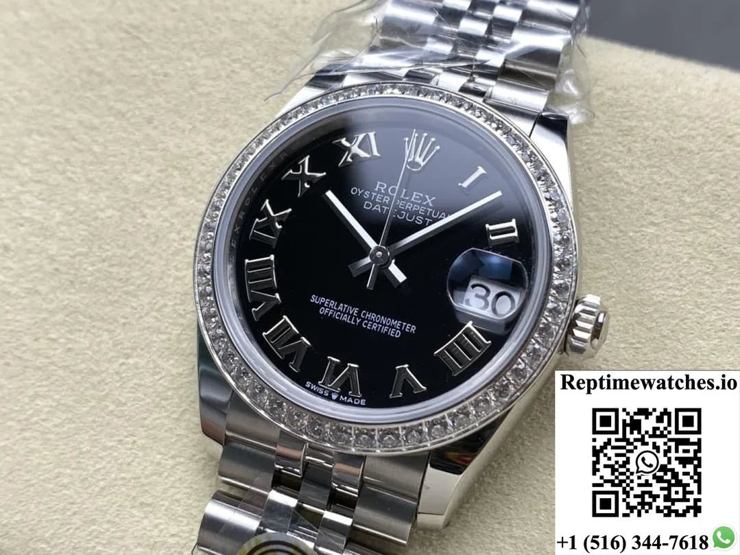 Rolex Datejust M278384Rbr-0002 Ar Factory Diamond Bezel-Rep Time Watches