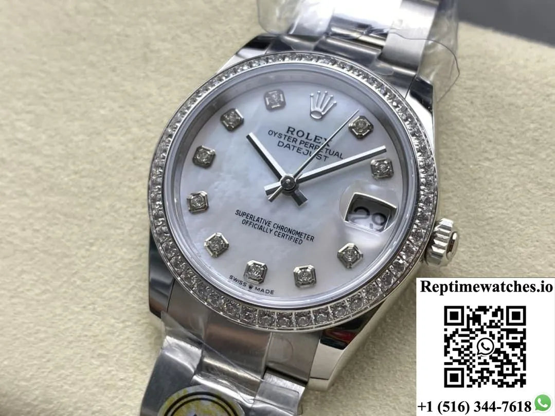 Rolex Datejust M278384Rbr-0007 Ar Factory Mother Of Pearl Dial-Rep Time Watches