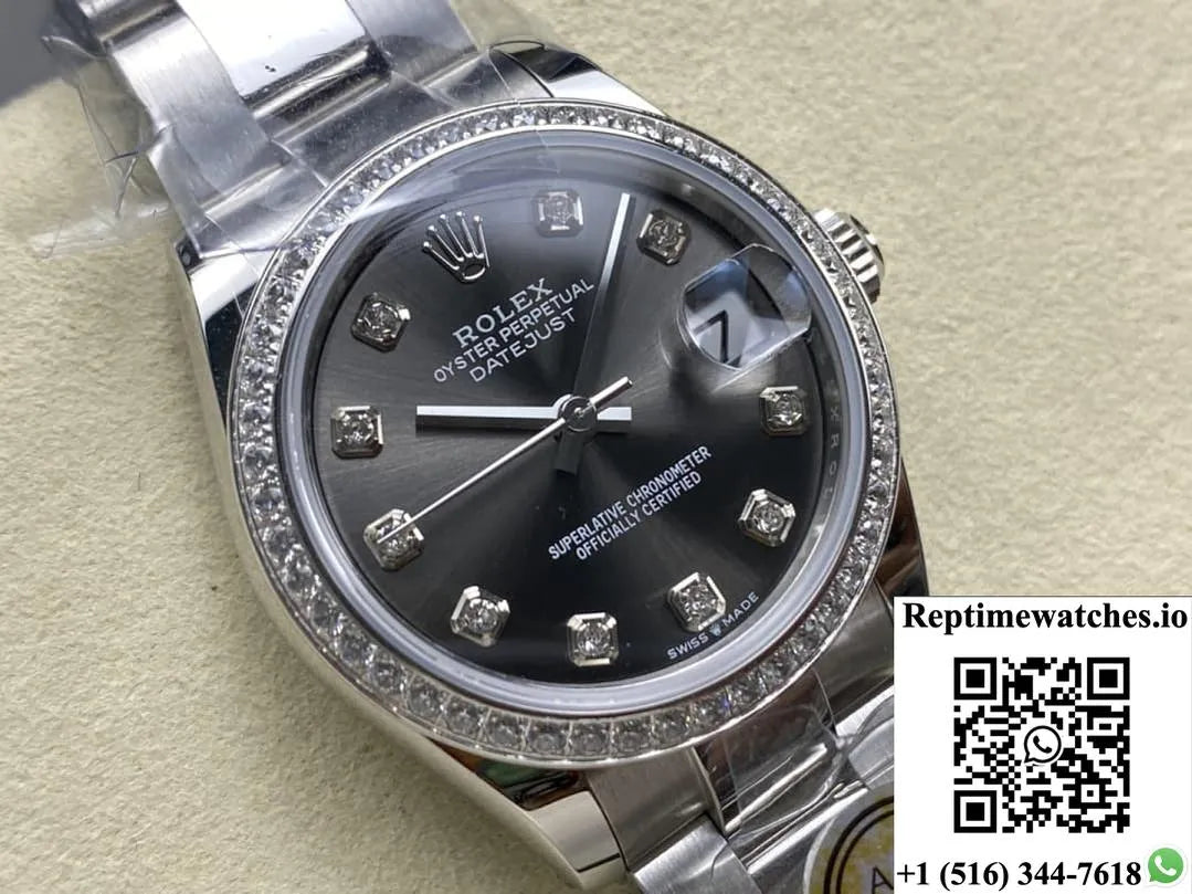 Rolex Datejust M278384Rbr-0009 Ar Factory Oyster Steel Bracelet-Rep Time Watches