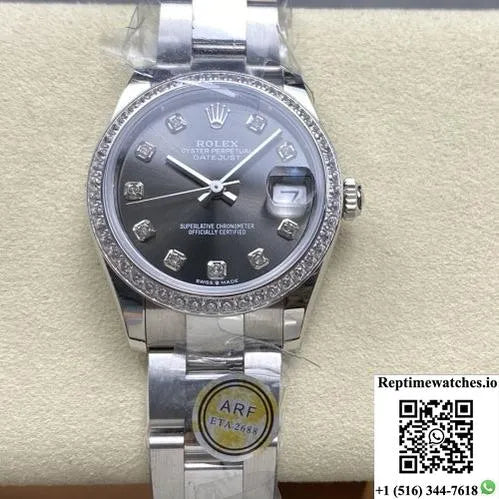 Rolex Datejust M278384Rbr-0009 Ar Factory Oyster Steel Bracelet-Rep Time Watches