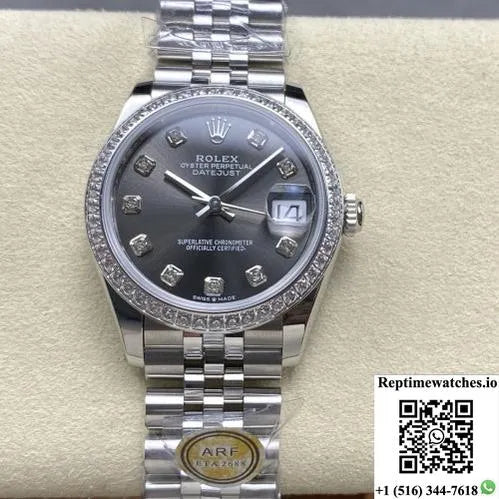 Rolex Datejust M278384Rbr-0010 Ar Factory Diamond Hour Markers-Rep Time Watches