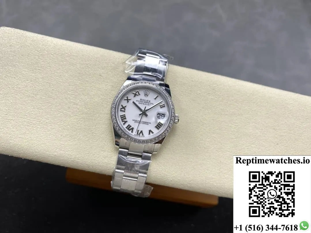 Rolex Datejust M278384Rbr-0013 Ar Factory White Dial-Rep Time Watches
