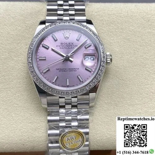 Rolex Datejust M278384Rbr-0018 Ar Factory Pink Dial-Rep Time Watches