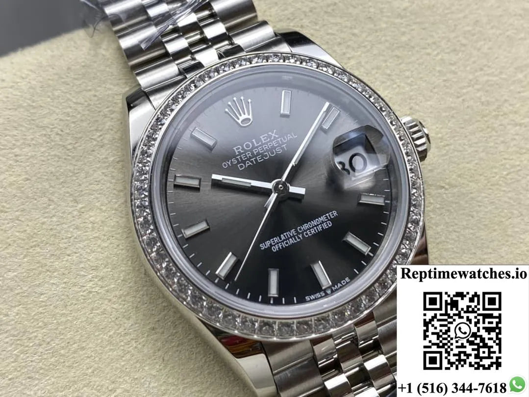 Rolex Datejust M278384Rbr-0020 Ar Factory Dark Gray Dial-Rep Time Watches