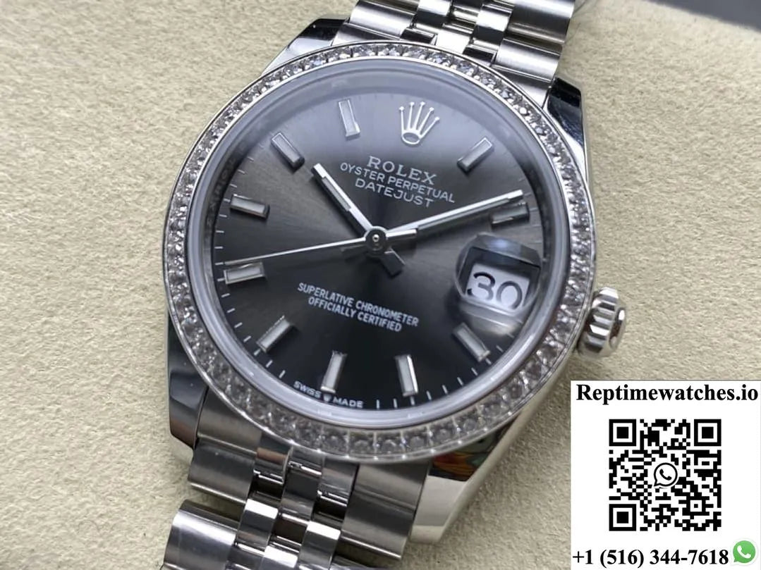 Rolex Datejust M278384Rbr-0020 Ar Factory Dark Gray Dial-Rep Time Watches