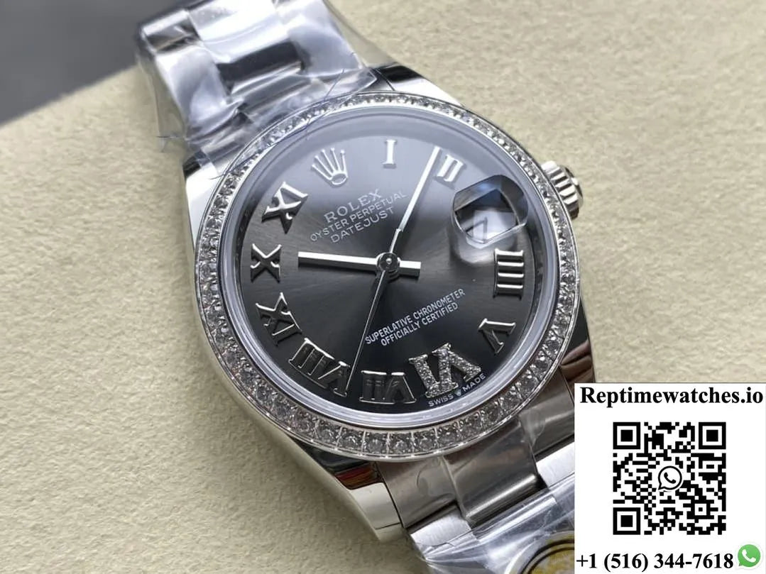 Rolex Datejust M278384Rbr-0031 Ar Factory Roman Numerals-Rep Time Watches