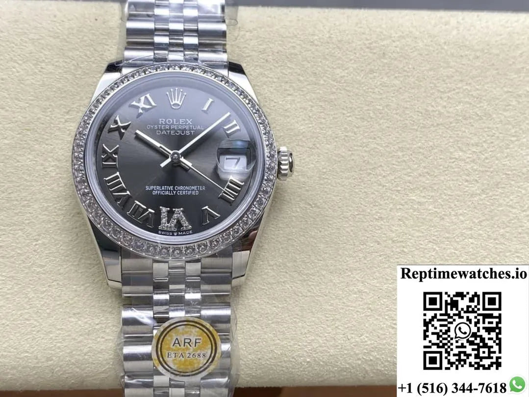 Rolex Datejust M278384Rbr-0032 Ar Factory Roman Numerals-Rep Time Watches