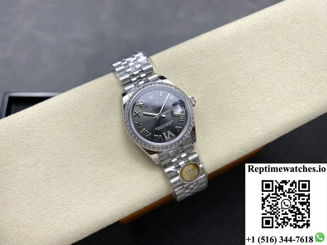 Rolex Datejust M278384Rbr-0032 Ar Factory Roman Numerals-Rep Time Watches