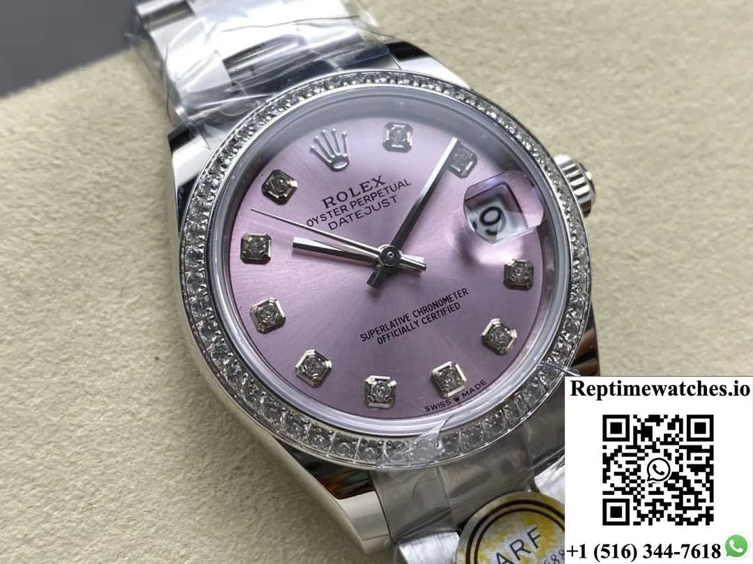 Rolex Datejust M278384Rbr-0035 Ar Factory Diamond Bezel-Rep Time Watches
