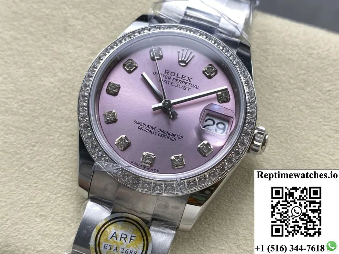 Rolex Datejust M278384Rbr-0035 Ar Factory Diamond Bezel-Rep Time Watches