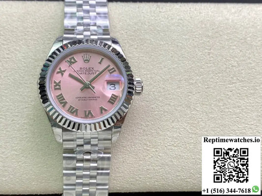 Rolex Datejust M279174-0017 28MM EW Factory Pink Dial - Watches