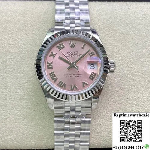 Rolex Datejust M279174-0017 28Mm Ew Factory Pink Dial-Rep Time Watches