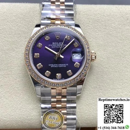 Rolex Datejust M279381Rbr-0015 Ar Factory Diamond Bezel-Rep Time Watches