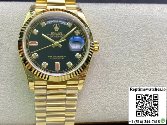 Rolex Day Date 118208 EW Factory Yellow Gold - Watches