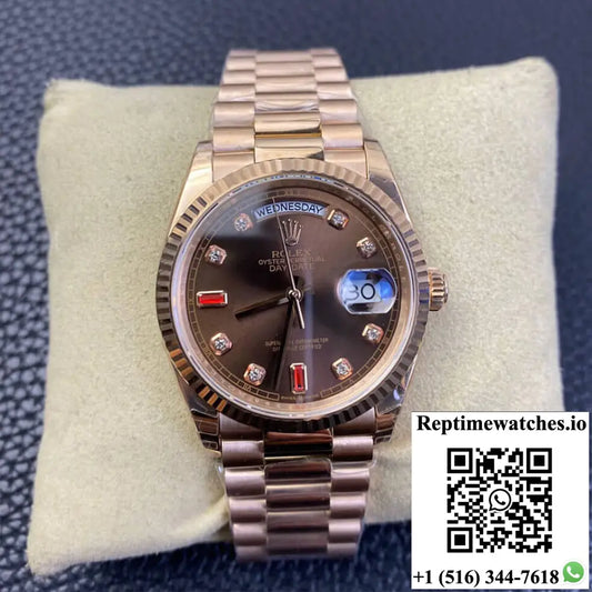 Rolex Day Date 118235 EW Factory Rose Gold - Watches