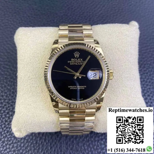 Rolex Day Date 18038 GM Factory Black Dial - Watches