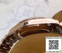 Rolex Day Date 228235 2018 40mm EW Factory Purple Dial - Watches