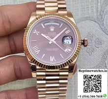 Rolex Day Date 228235 2018 40mm EW Factory Purple Dial - Watches