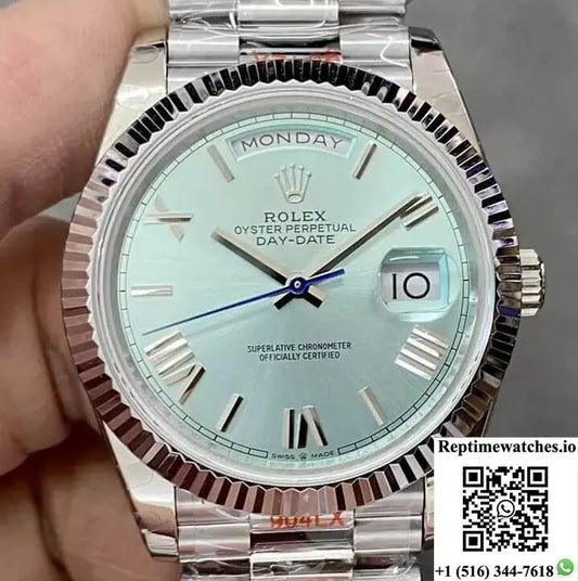 Rolex Day Date 228236 Gm Factory V2 Counterweight Version-Rep Time Watches