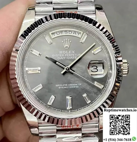 Rolex Day Date 228238 Gm Factory V2 Counterweight Version-Rep Time Watches