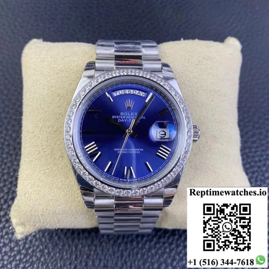 Rolex Day Date 228349RBR-0005 EW Factory Diamond Bezel - Watches