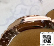 Rolex Day-Date 40 228235 Rose Gold 40MM EW Factory Sundust Dial - Watches