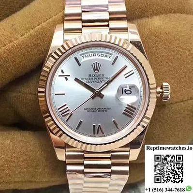 Rolex Day-Date 40 228235 Rose Gold 40Mm Ew Factory Sundust Dial-Rep Time Watches