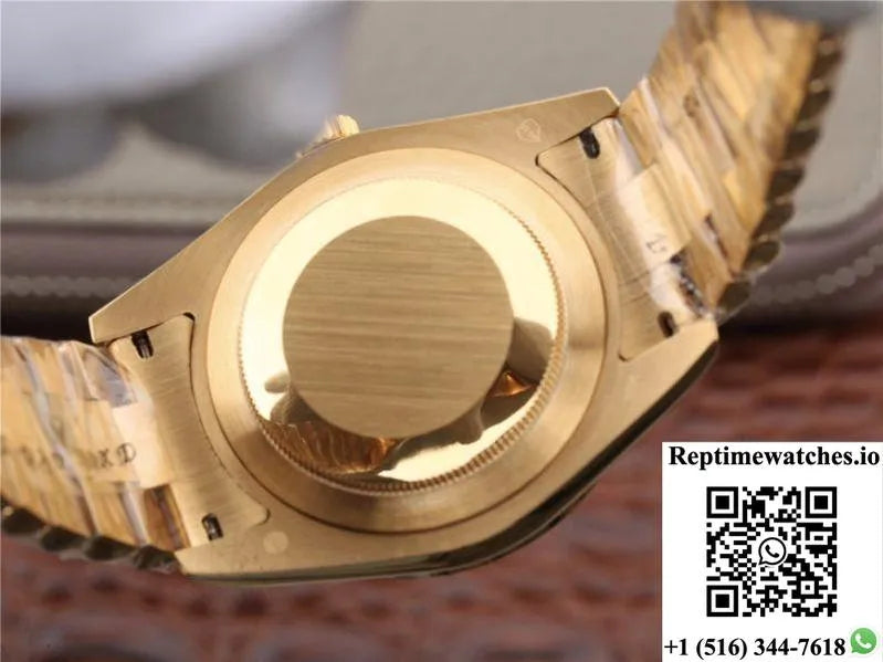 Rolex Day-Date Ii 218238 40Mm Ew Factory 18K Yellow Gold Dial-Rep Time Watches