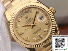 Rolex Day-Date II 218238 40MM EW Factory 18K Yellow Gold Dial - Watches