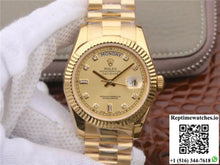 Rolex Day-Date II 218238 40MM EW Factory 18K Yellow Gold Dial - Watches
