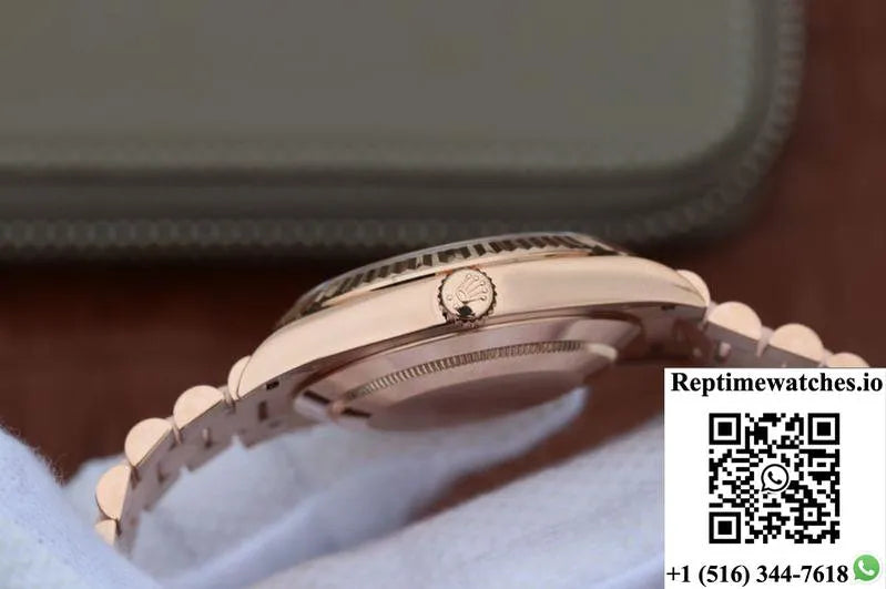 Rolex Day Date Ii 228235 40Mm Ew Factory Rosegold Dial-Rep Time Watches