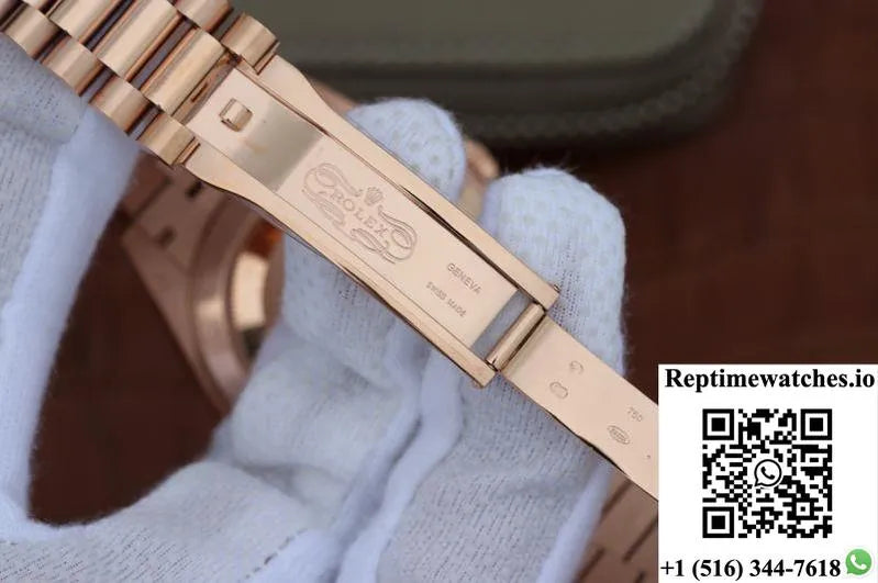 Rolex Day Date Ii 228235 40Mm Ew Factory Rosegold Dial-Rep Time Watches