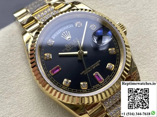 Rolex Day-Date M118238-0405 8+ Factory Solid Case Back Product Photo 1
