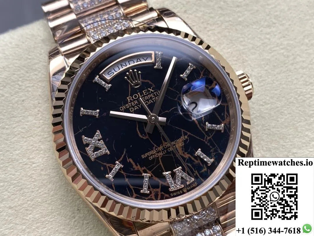 Rolex Day-Date M128235-0042 8+ Factory Date Display-Rep Time Watches